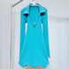 Lapel deep V-neck Rhinestone long sleeve Women Dress Nexellus