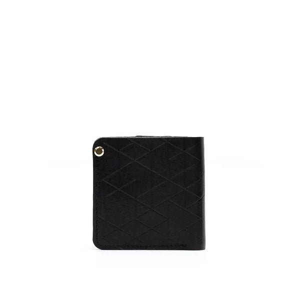 Leather airtag billfold wallet 1.0 - Black Vectors