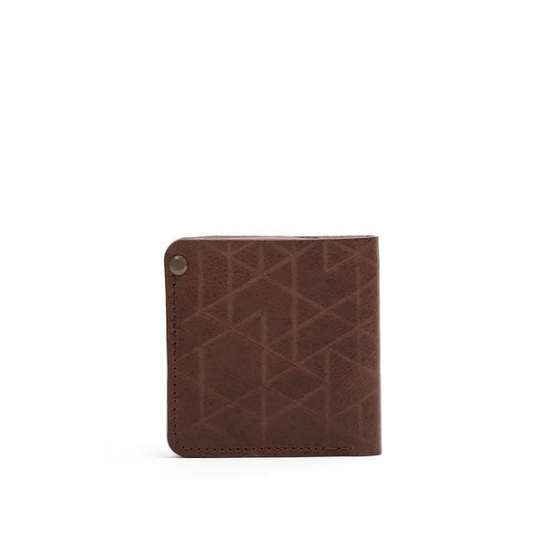 Leather airtag billfold wallet 1.0 - Mahogany Vectors