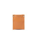 Leather airtag card holder 2.0 - Light Orange