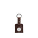 Leather airtag keyring - Small / Mahogany