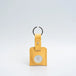 Leather airtag keyring - Small / Mustard Yellow