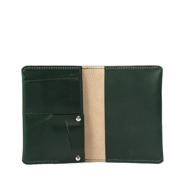 Leather airtag passport holder