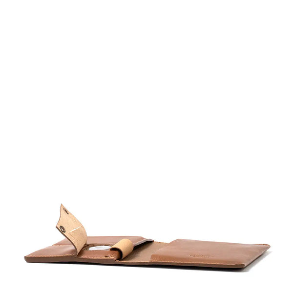 Leather airtag passport holder