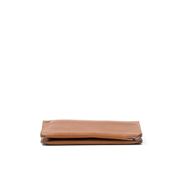 Leather airtag passport holder
