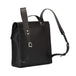 Leather backpack - fibonacci (black) - Black