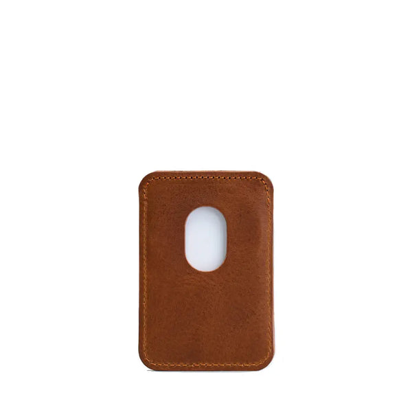 Leather magsafe wallet - the minimalist