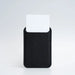 Leather wallet with magsafe - embossed snake print