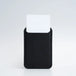 Leather wallet with magsafe - embossed snake print