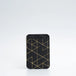 Limited edition leather magsafe wallet - Golden Black