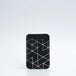 Limited edition leather magsafe wallet - Silver Black
