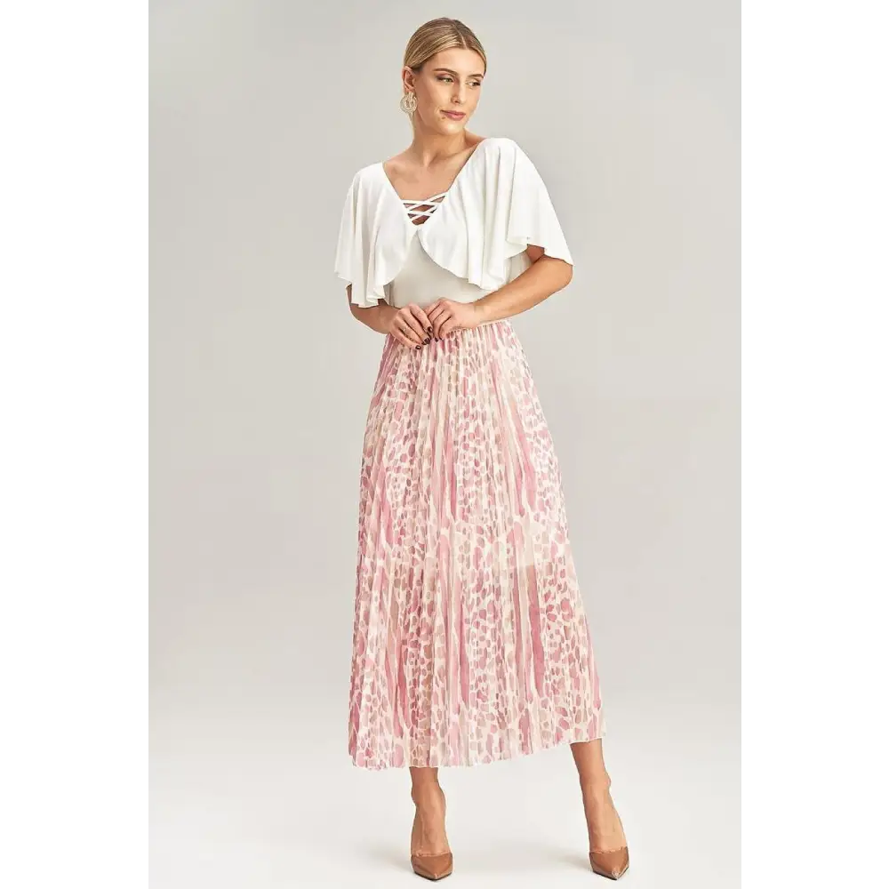 Long skirt figl - multicolor / one-size-fits-all
