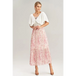 Long skirt figl - multicolor / one-size-fits-all