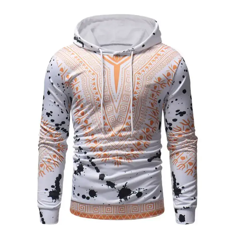 Men african style hoodie jacket dashiki Nexellus