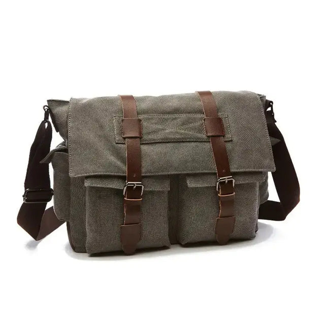 Men business messenger bags for men shoulder bag vintage canvas Nexellus