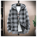 Men Plaid Color Blocking Plus Size Sweater Nexellus