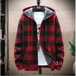 Men Plaid Color Blocking Plus Size Sweater Nexellus