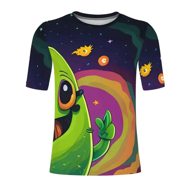 Mens green avocado t-shirt Nexellus