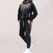 Men's performance zipper hoodie and sweatpants two piece set Nexellus