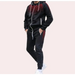 Men's performance zipper hoodie and sweatpants two piece set Nexellus
