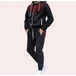 Men's performance zipper hoodie and sweatpants two piece set Nexellus
