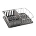 Metaltex dish drainer aquatex plus grey - Anthracite