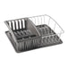 Metaltex dish drainer aquatex plus grey - Anthracite