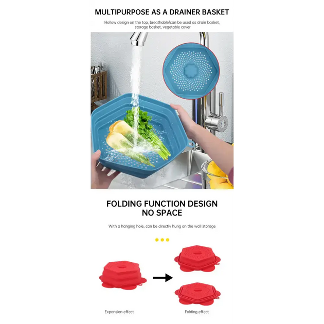Microwave oven anti spluttering lid collapsible silicone microwave Nexellus