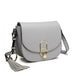 LZ1831 - MISS LULU CROSS BODY SADDLE BAG - GREY - Nexellus