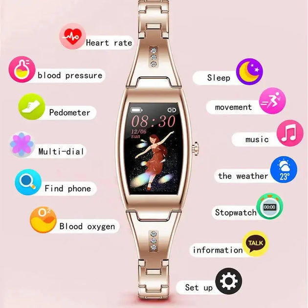 Mk26 smart watch women girls heart rate monitor lady smartwatch Nexellus