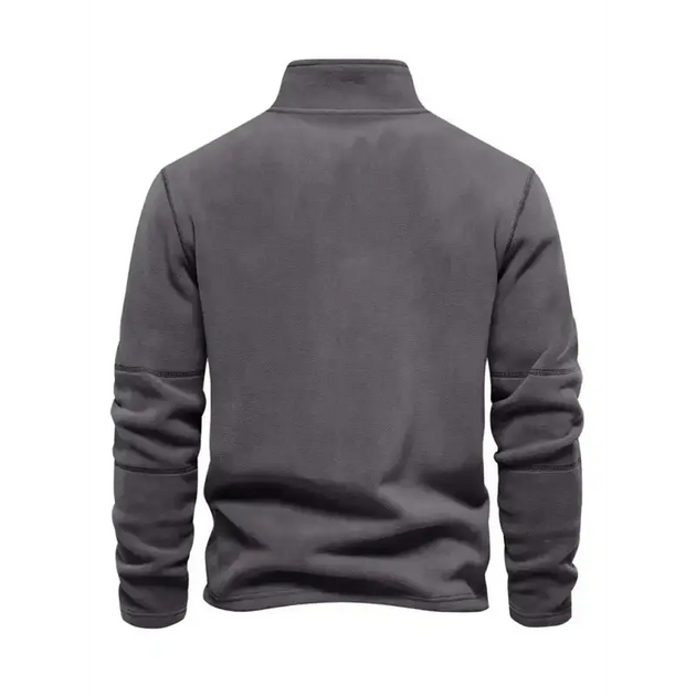 New men's polar fleece sweatshirt stand collar half zipper long sleeve Nexellus