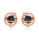 New sterling silver planet earrings european and american light luxury Nexellus