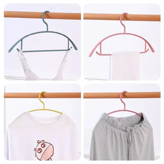 No trace wide shoulder hanger household non-slip clothes rack adult Nexellus