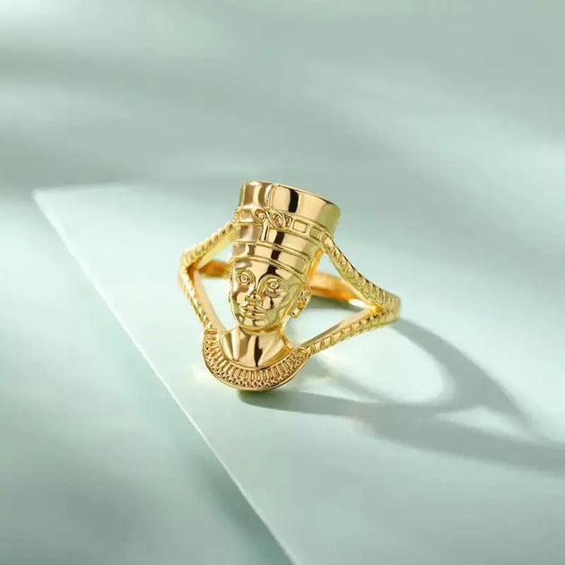 Ring for men and women: egyptian african queen charming african Nexellus