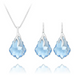 Silver Aquamarine Jewelry Set - Nexellus