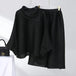 Solid Color Pleated Sets Lapel Long Sleeve Top with Wide Leg Elastic Waist Pant Nexellus