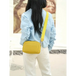 Solid color pu messenger bag women's small bag ladies shoulder bag Nexellus