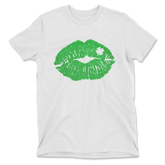 St patrick’s day lip tee