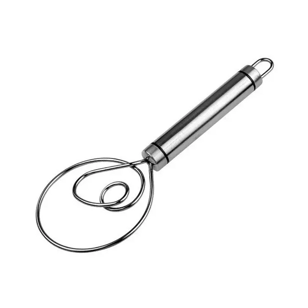 Stainless Steel Danish Flour Binocular Coil Mixer Manual Dough Mixer And Dough Tool Mixing Stick Nexellus