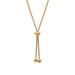 Titanium steel adjustable round bead snake bone chain necklace female Nexellus