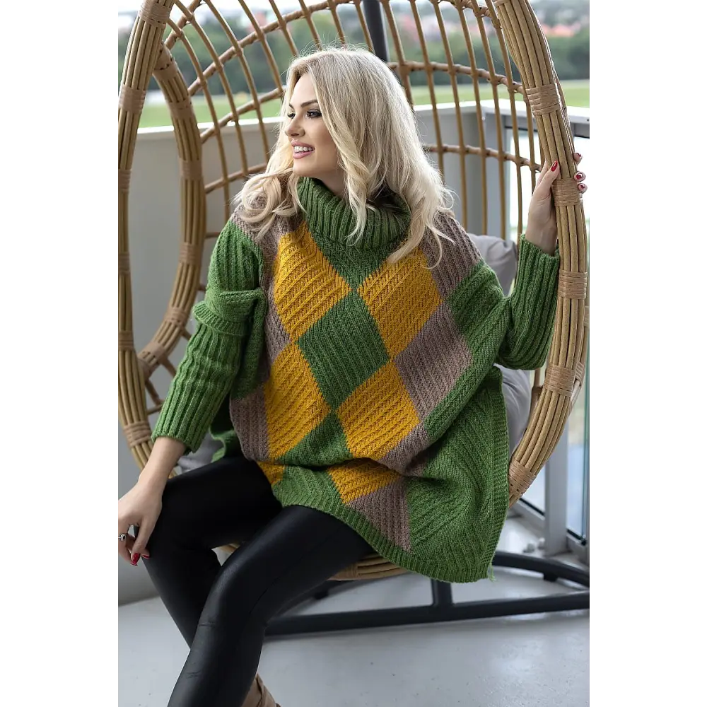 Turtleneck peekaboo - multicolor 3 / one-size-fits-all
