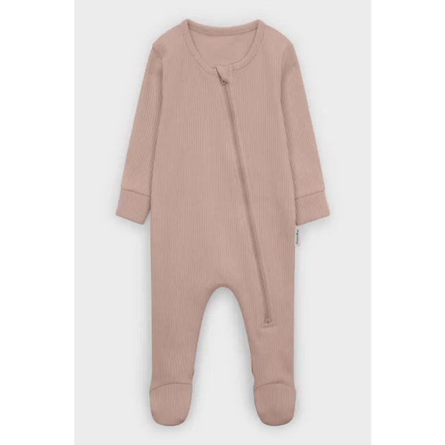 Velvet mocha sleepsuit