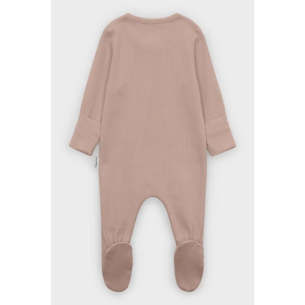 Velvet mocha sleepsuit