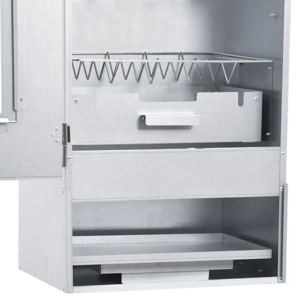 Vidaxl bbq oven smoker with 1kg wood chips 44.5x29x83 cm