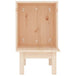 Vidaxl cat house 60x36x60 cm solid wood pine - Brown