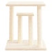 Vidaxl cat scratching posts with platforms cream 50 cm
