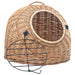 Vidaxl cat transporter 60x45x45 cm natural willow - Brown