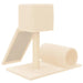 Vidaxl cat tree with sisal scratching post cream 59 cm