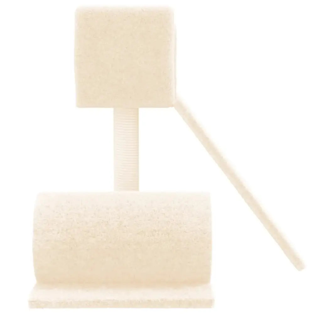 Vidaxl cat tree with sisal scratching post cream 59 cm