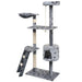 Vidaxl cat tree with sisal scratching posts 150 cm paw